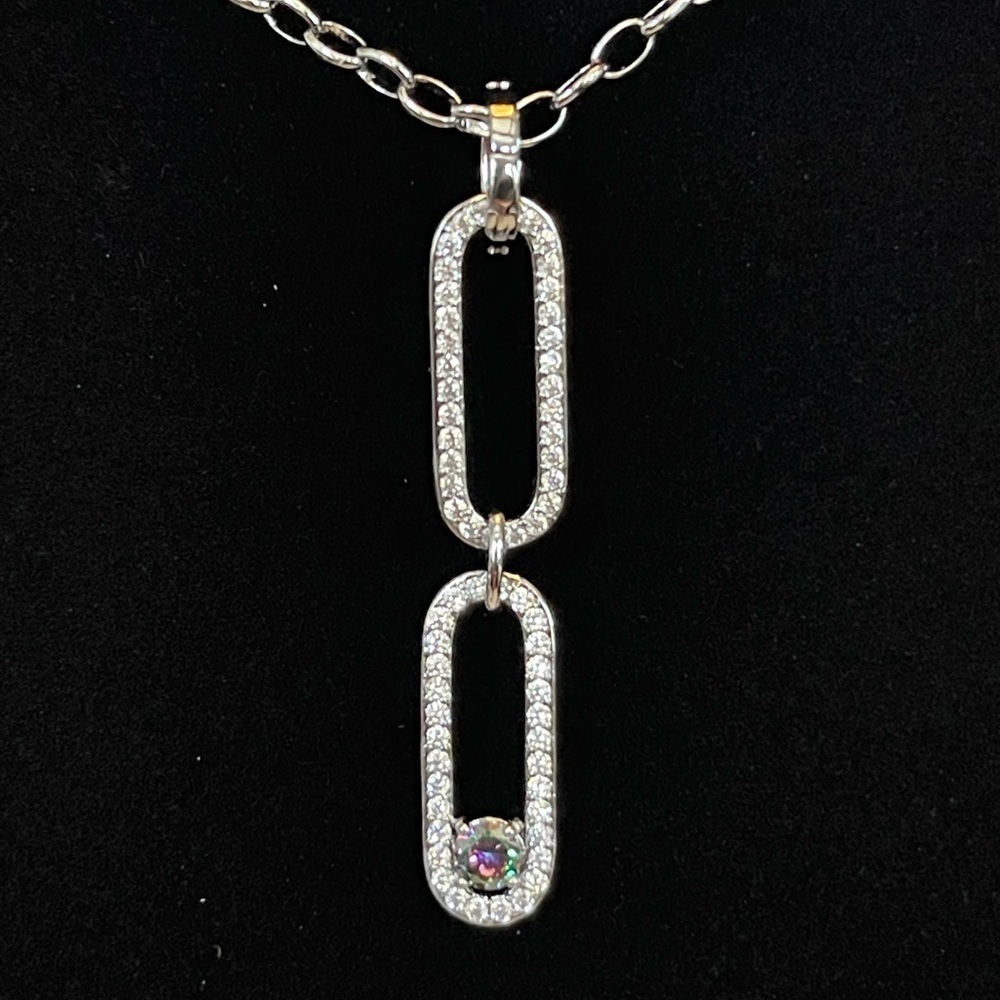 Bomb Party - June 2025 - Lab Created Alexandrite Necklace - Hematite Plating